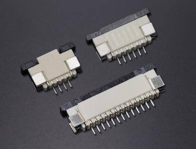 1.0mm ZIF SMT H2.5mm lower/upper contacts FPC/FFC connector